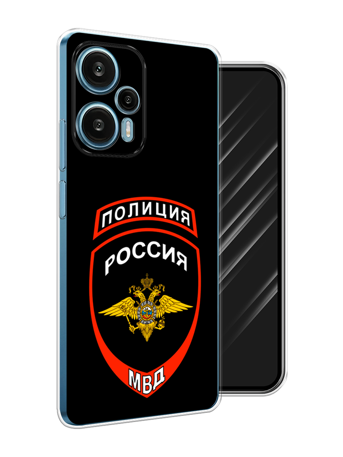 

Чехол Awog на Xiaomi Redmi Note 12 Turbo, Poco F5 "Полиция шеврон", Черный;красный;белый, 318750-1