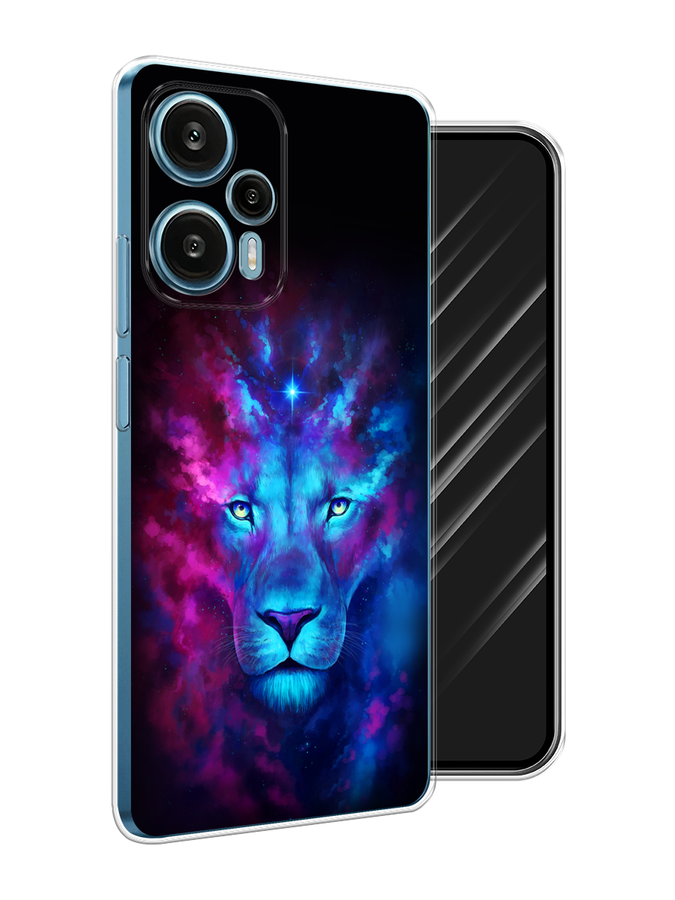 

Чехол Awog на Xiaomi Redmi Note 12 Turbo, Poco F5 "Космический лев", Голубой, 318750-1