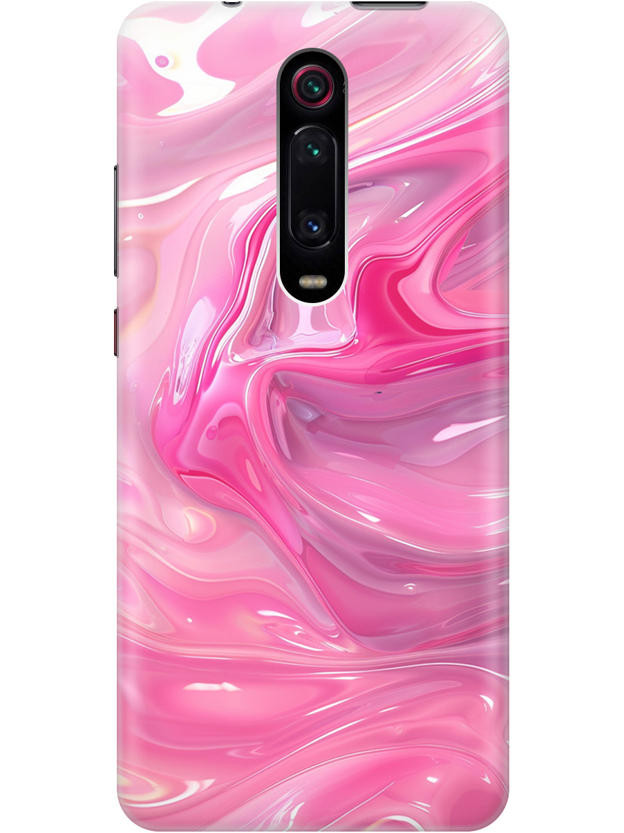 

Силиконовый чехол на Xiaomi Mi 9T / Mi 9T Pro / K20 / K20 Pro с принтом "Розовые волны", Прозрачный;розовый, 721421631