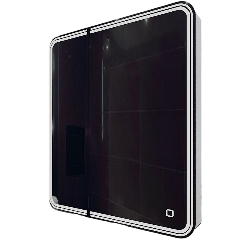 Зеркальный шкаф Art&Max Verona AM-Ver-800-800-2D-R-DS-F с подсветкой с сенсорным выключате