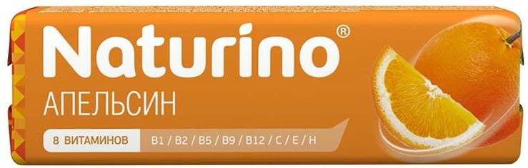 Витамины с соком апельсина Sweet Tec Натурино пастилки 8 шт.  - купить со скидкой