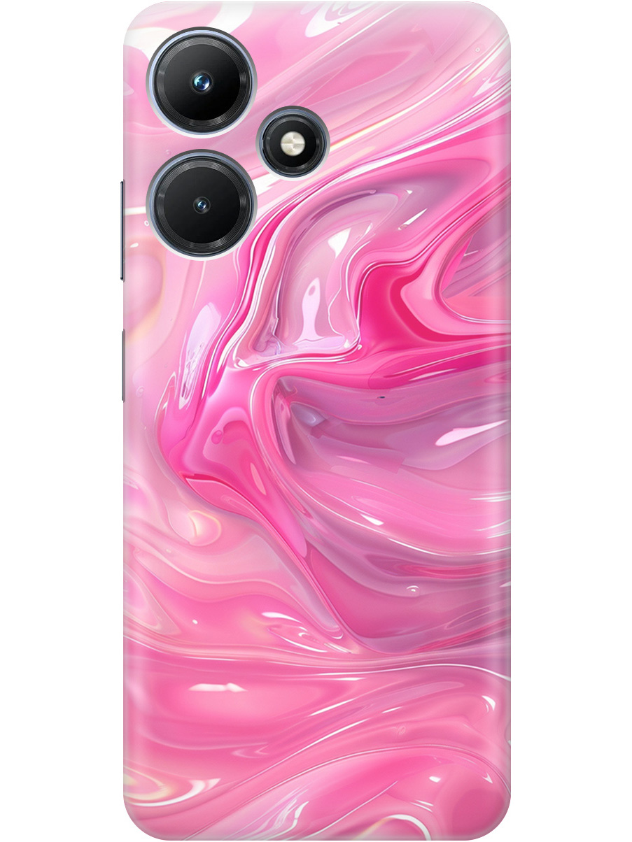 

Силиконовый чехол на Infinix Hot 30i с принтом "Розовые волны", Прозрачный;розовый, 769389331