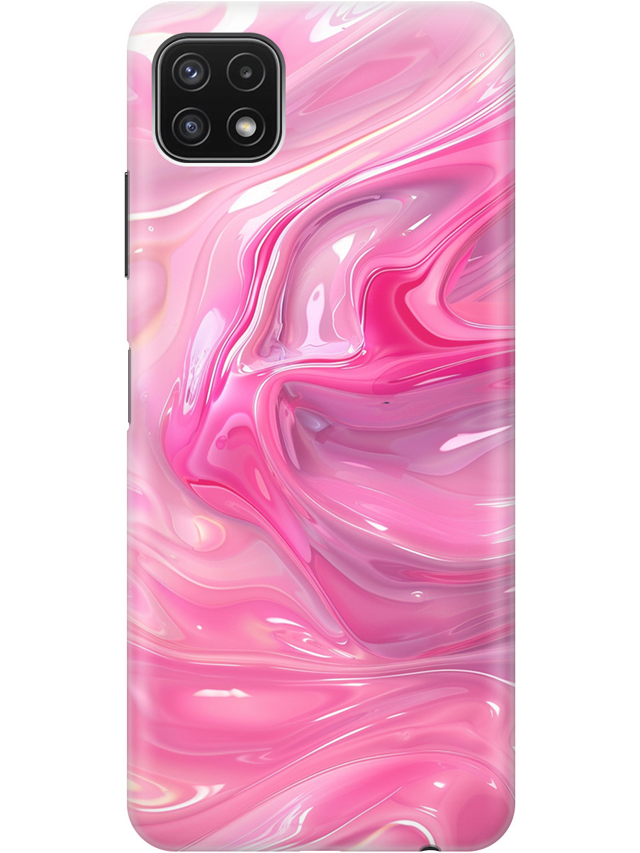 

Силиконовый чехол на Samsung Galaxy A22s 5G с принтом "Розовые волны", Прозрачный;розовый, 734082031