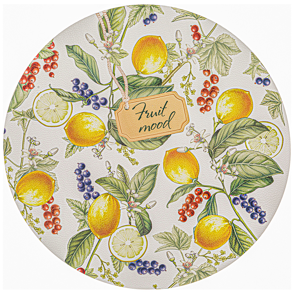 

Набор Подстановочных Салфеток "Fruits" Из 4 Шт., Экокожа, Диаметр=38 См 771-128 LEFARD, Разноцветный