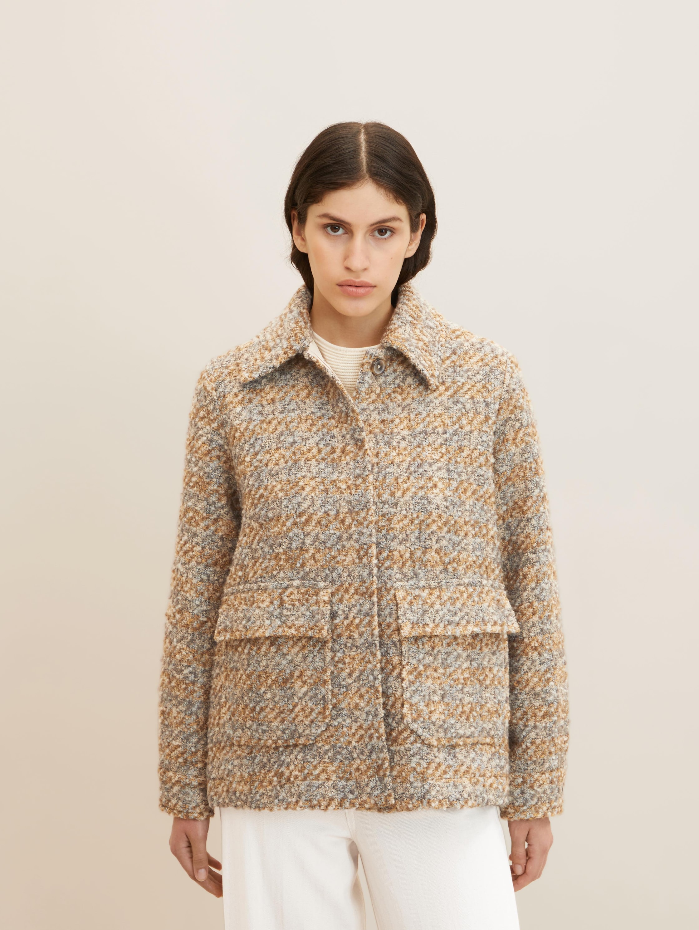 

Пальто женское TOM TAILOR 1032457 бежевое XS, 1032457