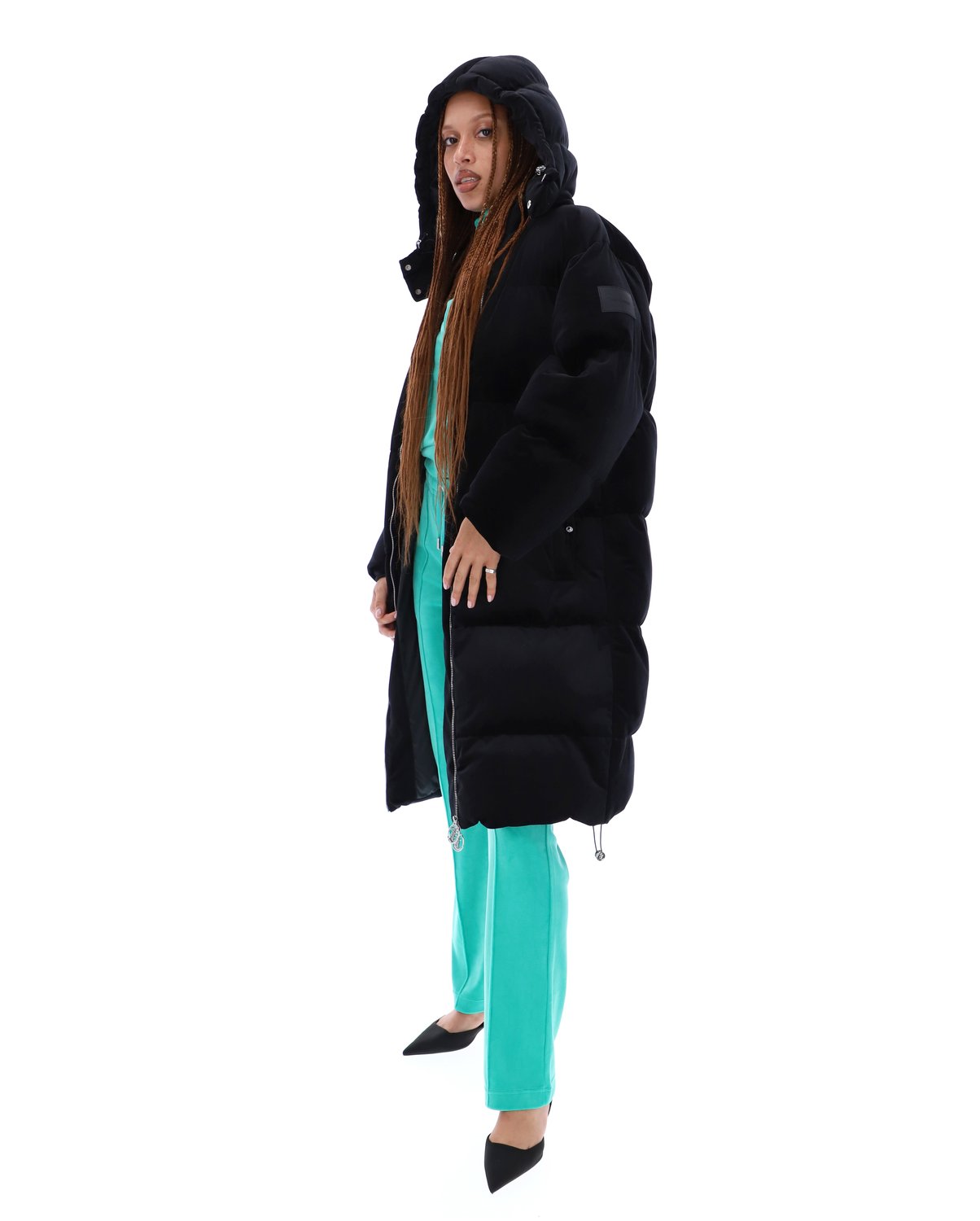 Пальто женское Juicy Couture JCAPB367/101 черное 44 RU