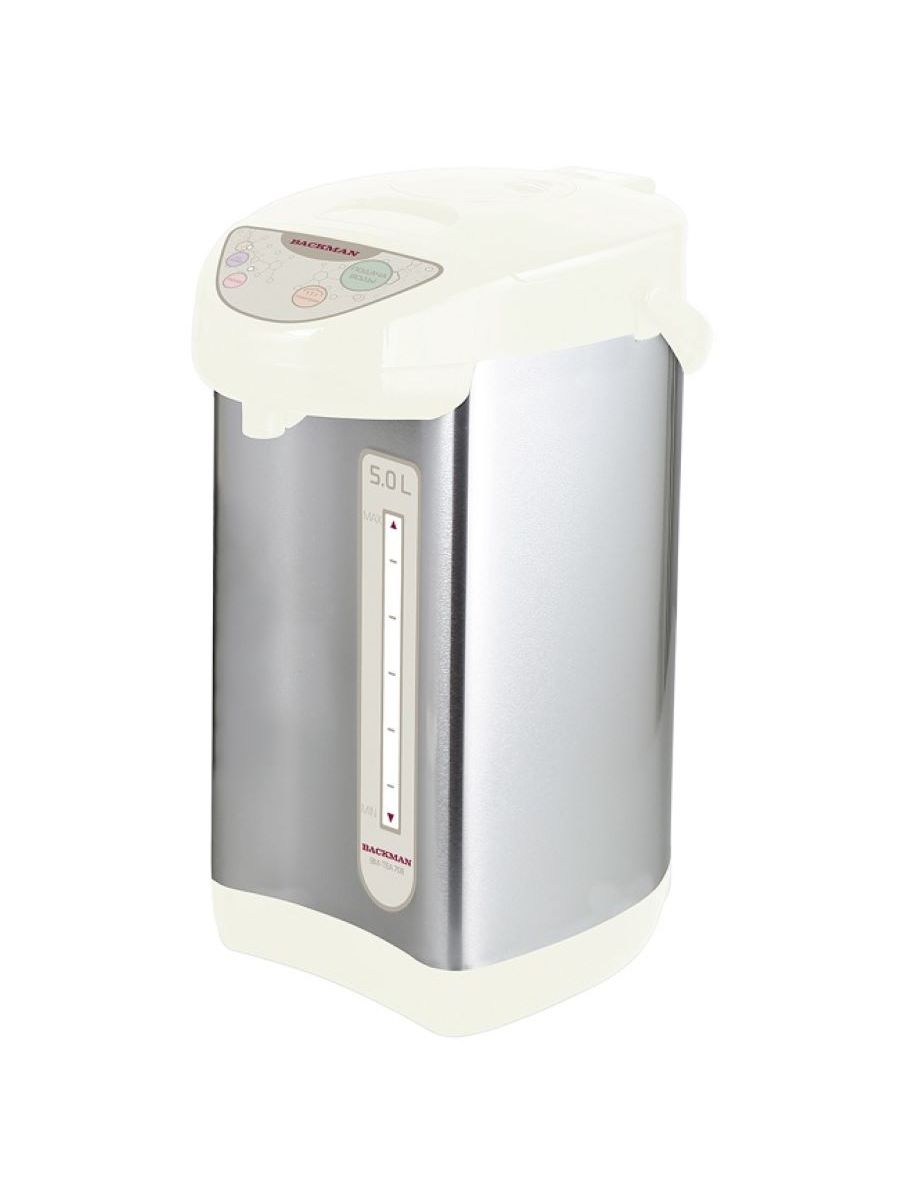 

Термопот Backman BM-TEA 709 5.5 л белый, серебристый, BM-TEA 709