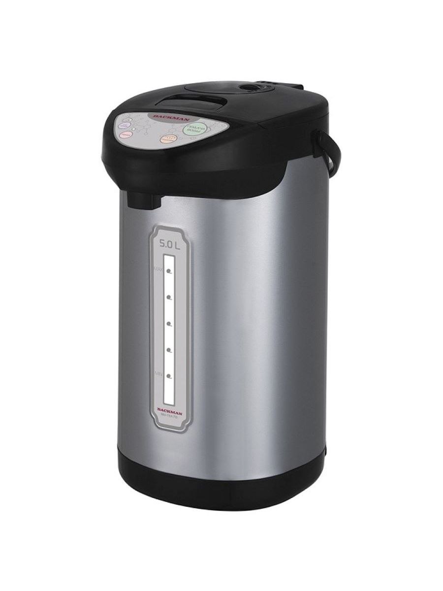 

Термопот Backman BM-TEA 710 5 л черный, серебристый, BM-TEA 710