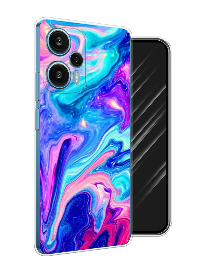 

Чехол Awog на Xiaomi Redmi Note 12 Turbo, Poco F5 "Потеки краски", Розовый, 318750-1