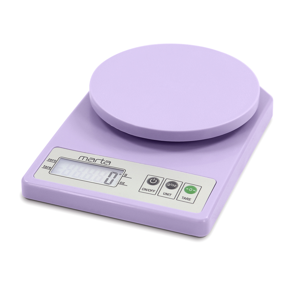 

Весы кухонные Marta MT-1637 purple, Фиолетовый, MT-1637