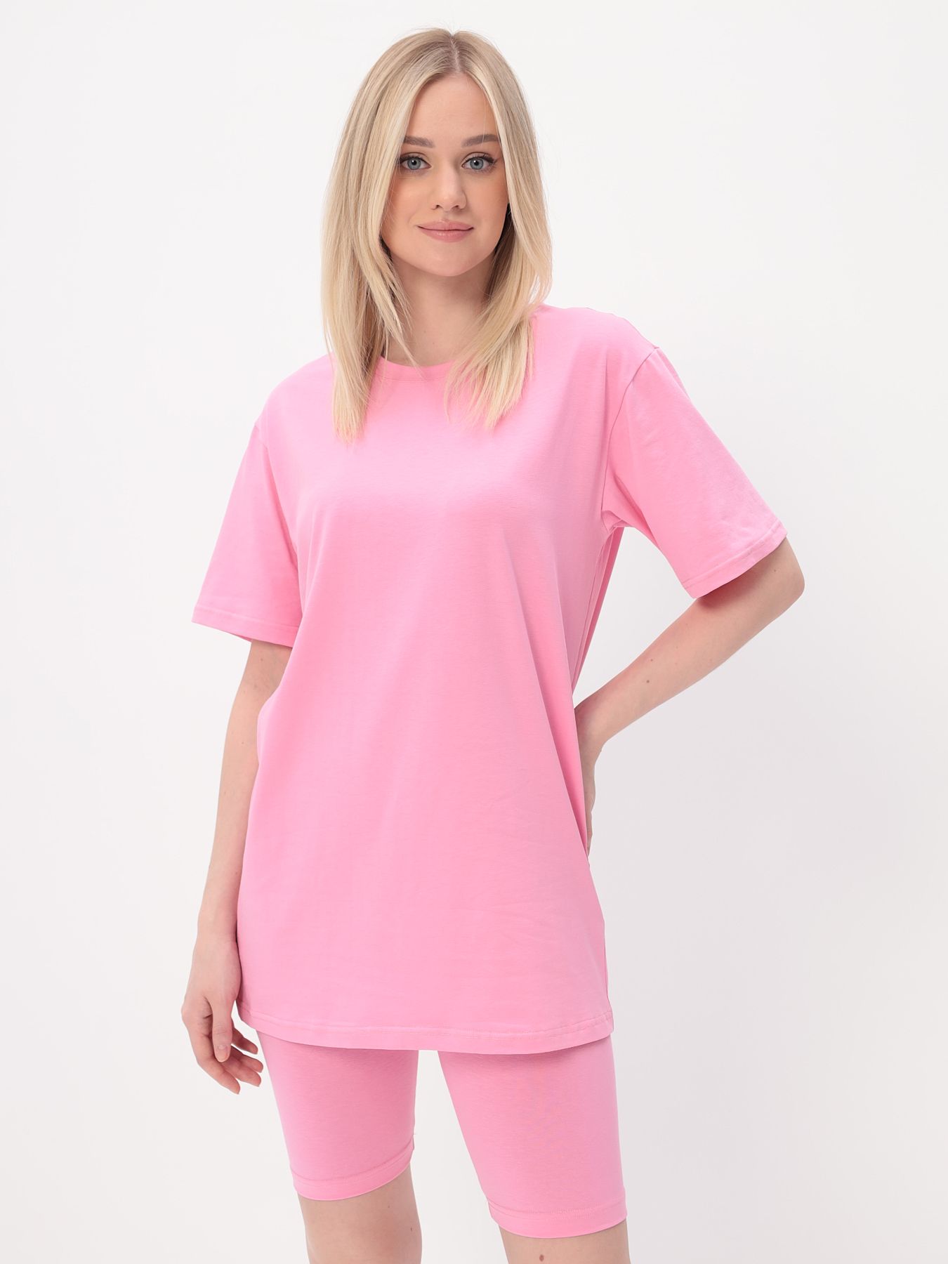 

Футболка женская MOM 1 2152 розовая 2XL, Розовый, 2152