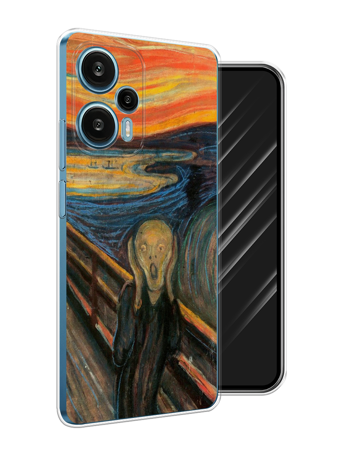 

Чехол Awog на Xiaomi Redmi Note 12 Turbo, Poco F5 "Крик", Оранжевый;синий;серый, 318750-1