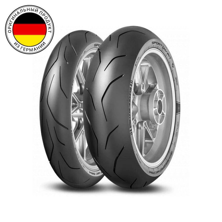 

Мотошины летние Dunlop SportSmart TT 170/60 R17 (72W) (Z)W, SportSmart TT