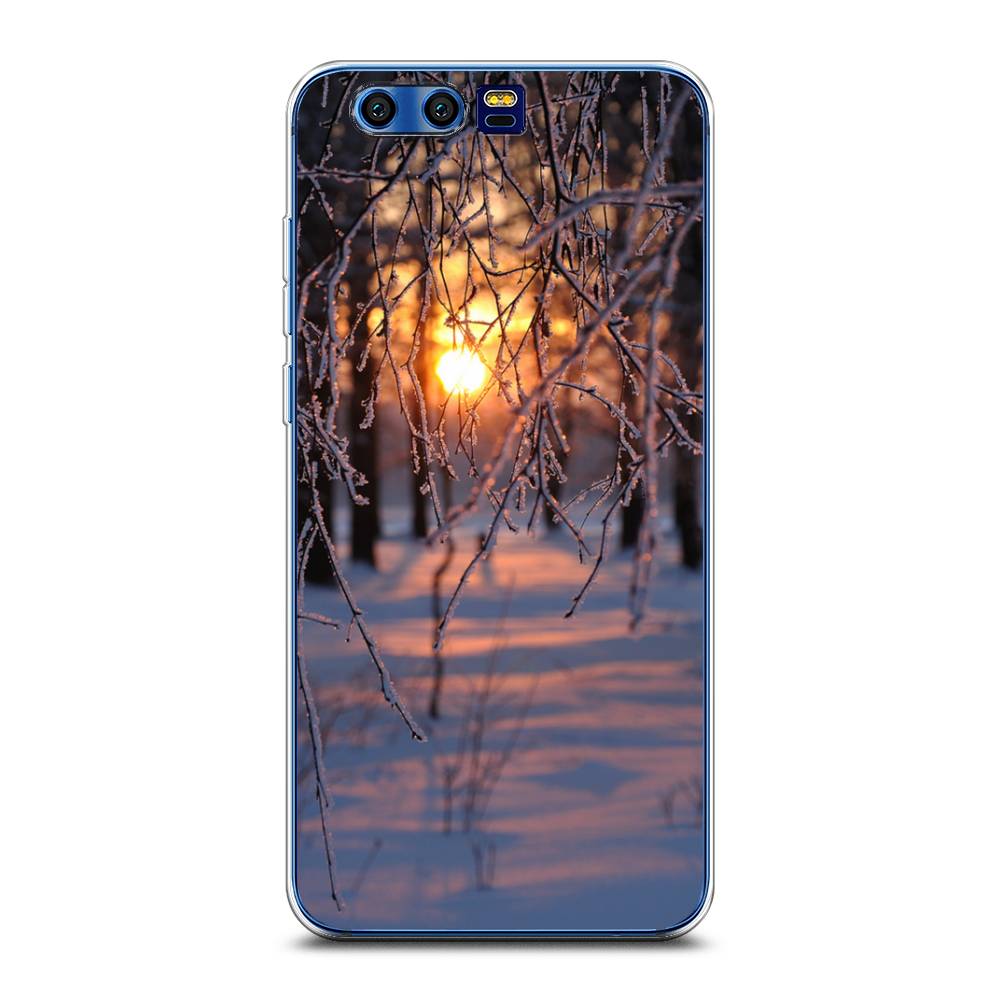 

Чехол на Honor 9 "Зима 7", Оранжевый;розовый;черный, 62450-2