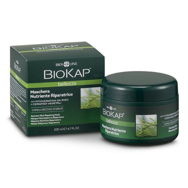 Купить Маска для волос Biokap питательная восстанавливающая 200 мл, Bios Line