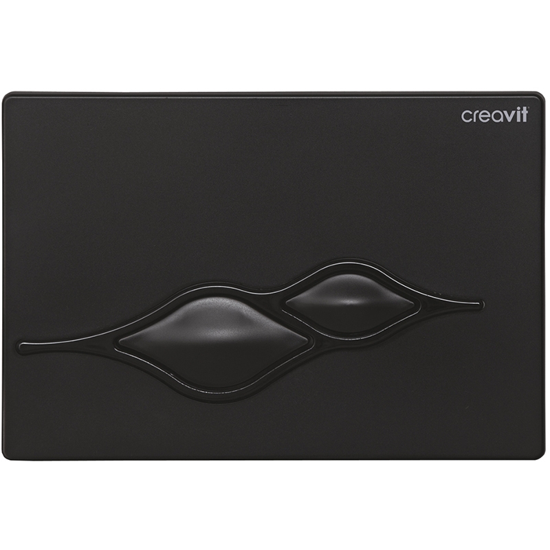 фото Creavit кнопка смыва creavit ufo gp1002.01 черный матовый