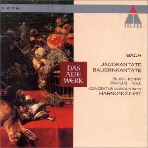 BACH: Cantatas BMV 208, 212. / Blasi, Kenny, Equiluz, Holl, Arnold Schoenberg Chor