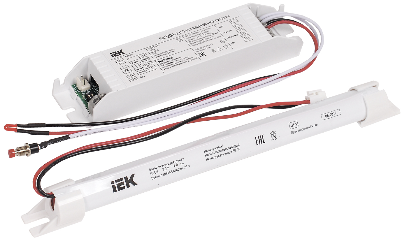 Блок аварийного питания БАП200-30 3ч 3-200вт для LED IEK LLVPOD-EPK-200-3H 9160₽