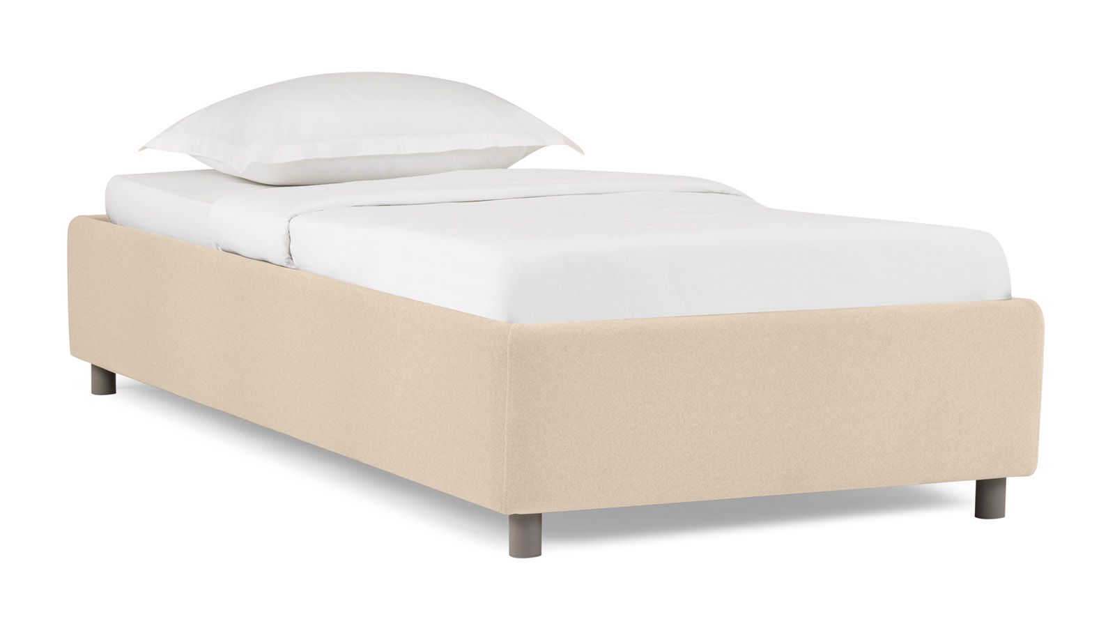 

Кровать Askona Chloe Sky Velvet 21 090х200, Бежевый