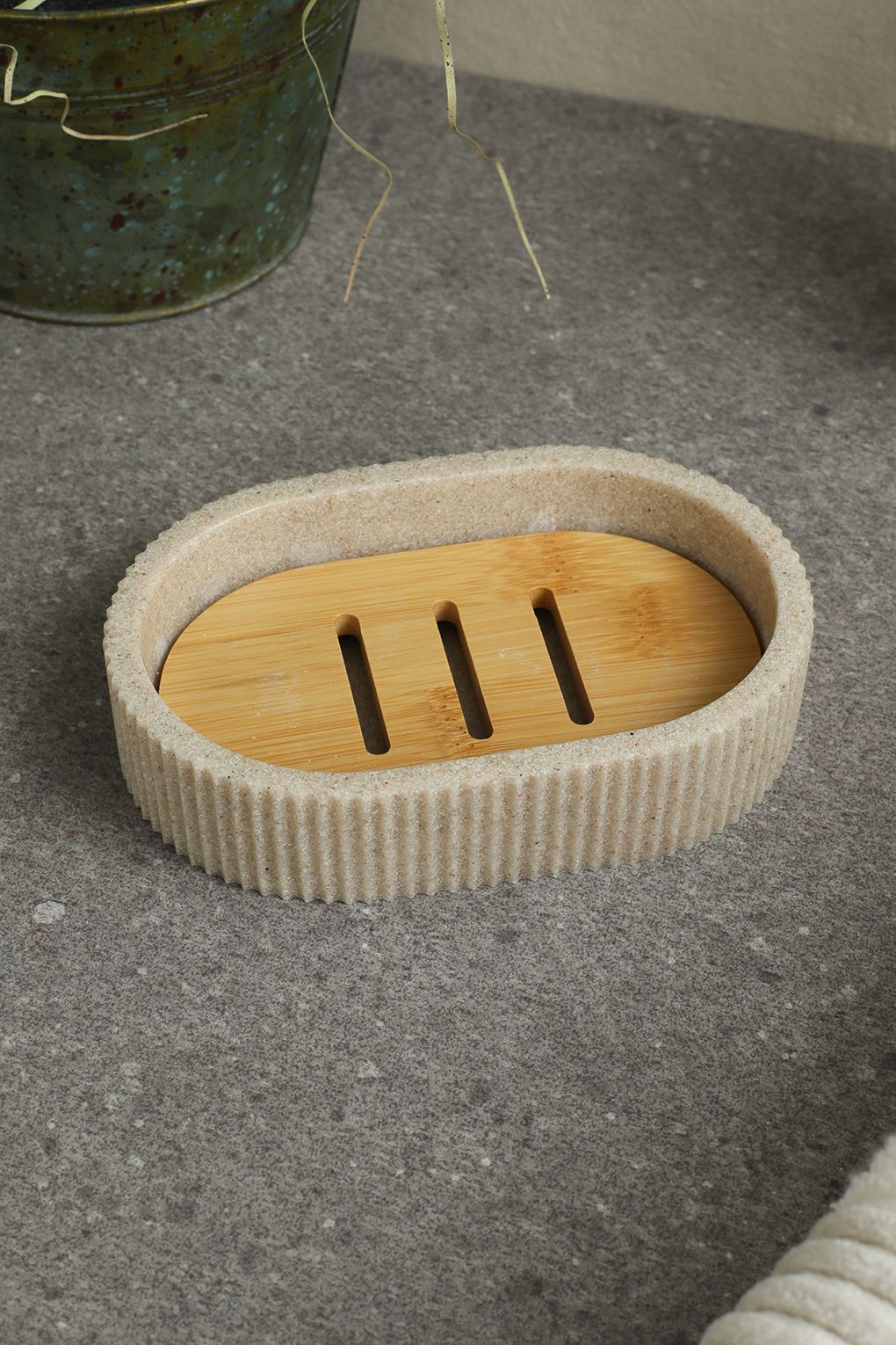 

Мыльница 7357087 COINCASA оливковый 13,6x8,8x2,5