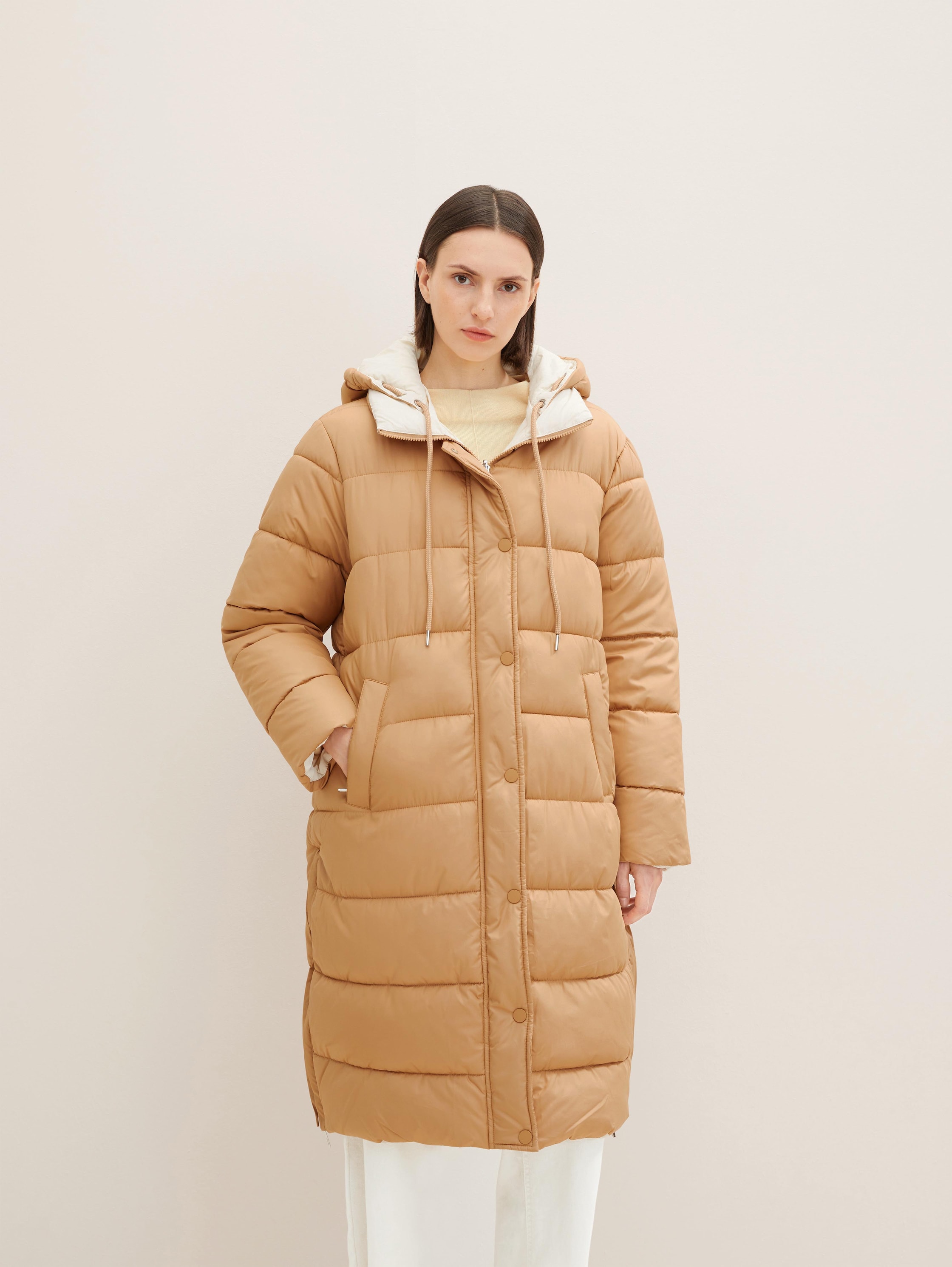 

Пальто женское TOM TAILOR 1032493 коричневое XL, 1032493