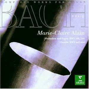 BACH: COMPLETE ORGAN WORKS Vol. 1. / Marie-Clarie Alain