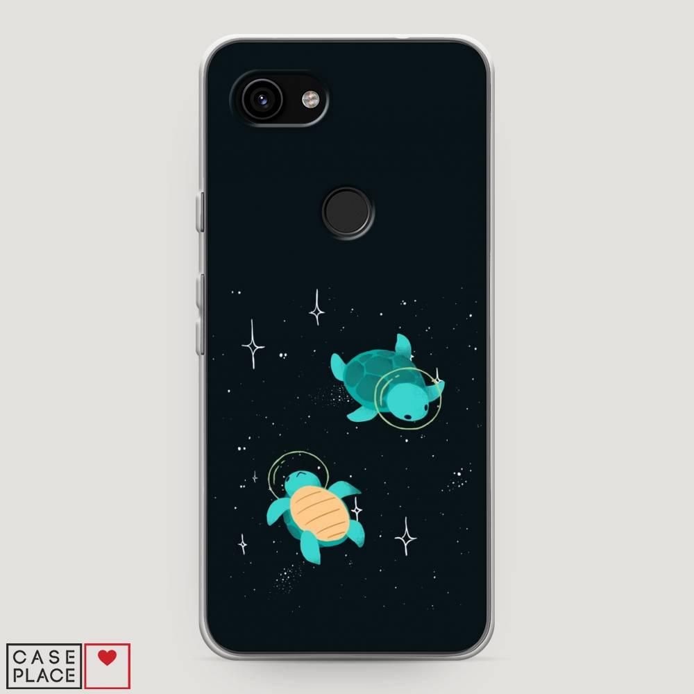 

Чехол Awog на Google Pixel 3a "Черепашки космонавты", Разноцветный, 270150-4