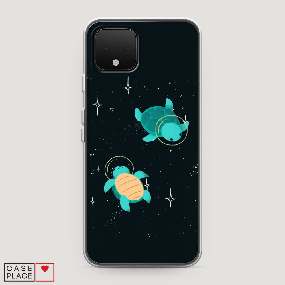 

Чехол Awog на Google Pixel 4 "Черепашки космонавты", Разноцветный, 270250-4