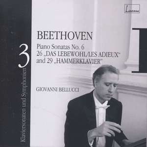 BEETHOVEN Piano Sonatas & Symphonies Vol. 3. Sonata Nos. 6, 26 Das Lebewohl / LesAdieux, 2