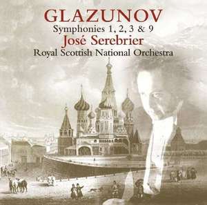 GLAZUNOV Symphonies 1, 2, 3 & 9. Royal Scottish National Orchestra / Jose Serebrier.