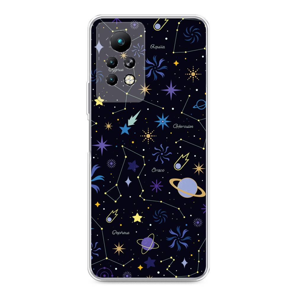 

Чехол для Infinix Note 11 Pro "Цветной космос", Желтый, 3100550-2