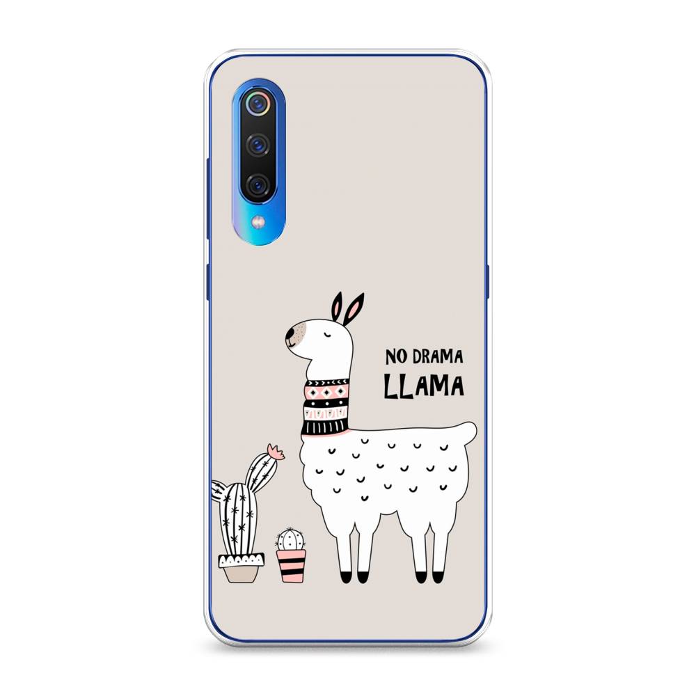 

Чехол Awog на Xiaomi Mi 9 "No drama LLama", Разноцветный, 34850-2