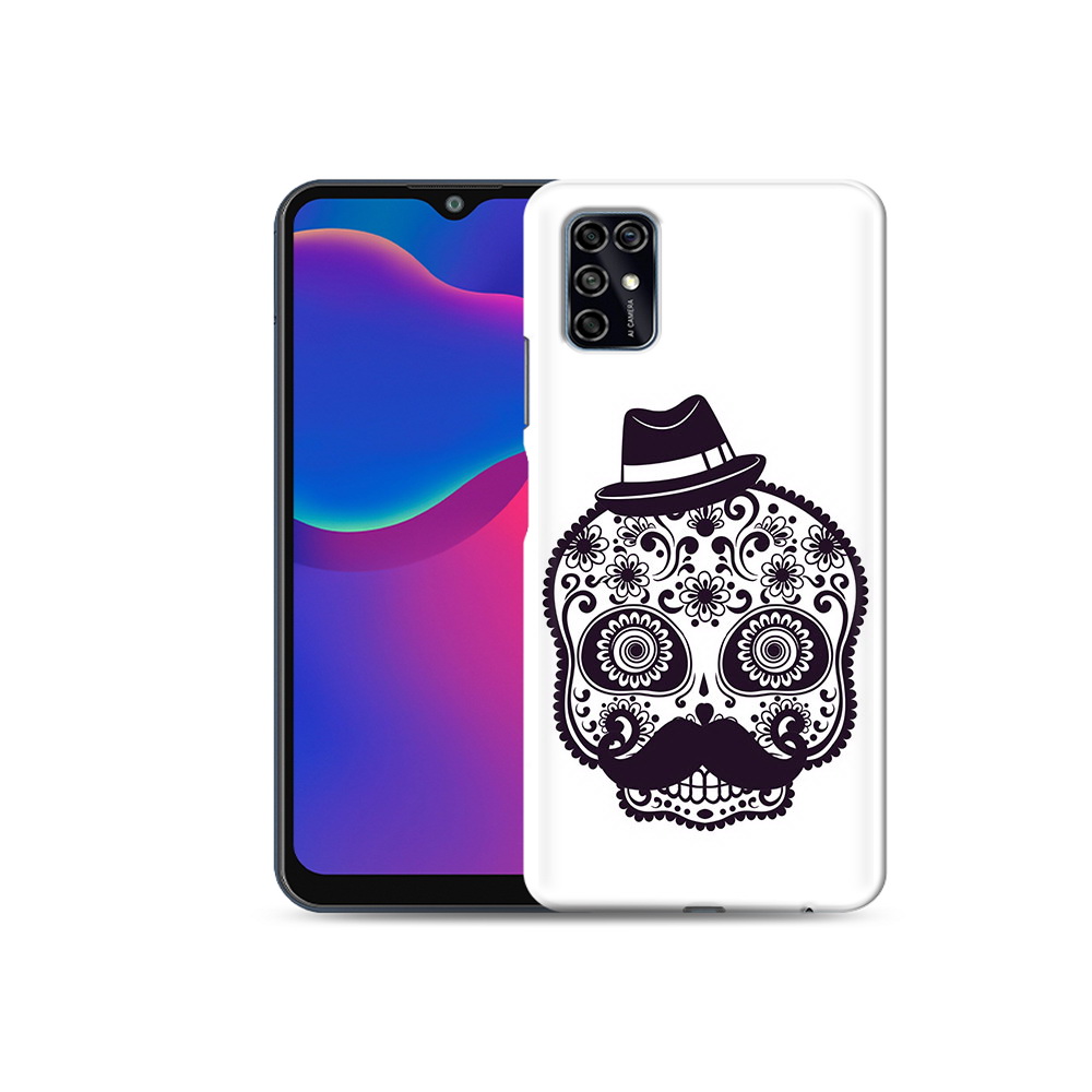 Чехол MyPads Tocco для ZTE Blade V2020 Smart разрисованный скелет (PT156449.459.575)