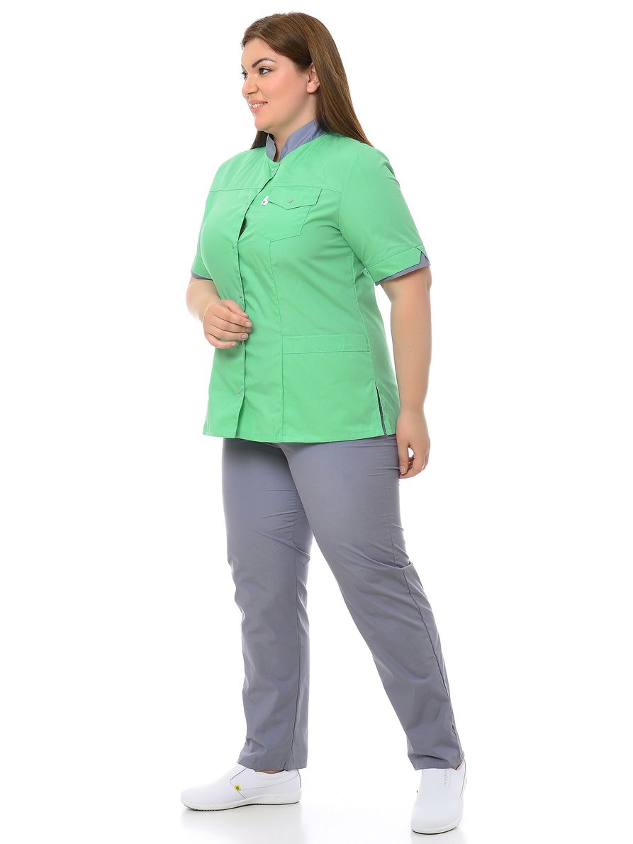 фото Костюм медицинский женский medicalwear марго 107 зеленый 54 ru