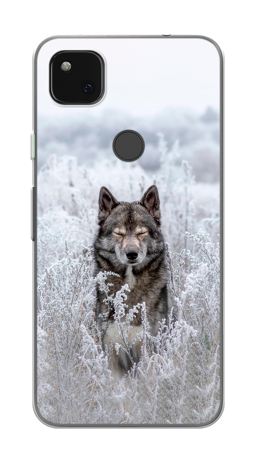 

Чехол Awog на Google Pixel 4A "Волк в поле", Разноцветный, 270650-1