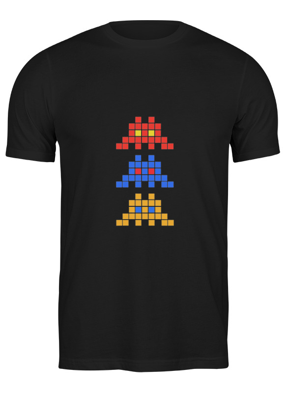 

Футболка мужская Printio Space invaders черная 3XL, Черный, Space invaders