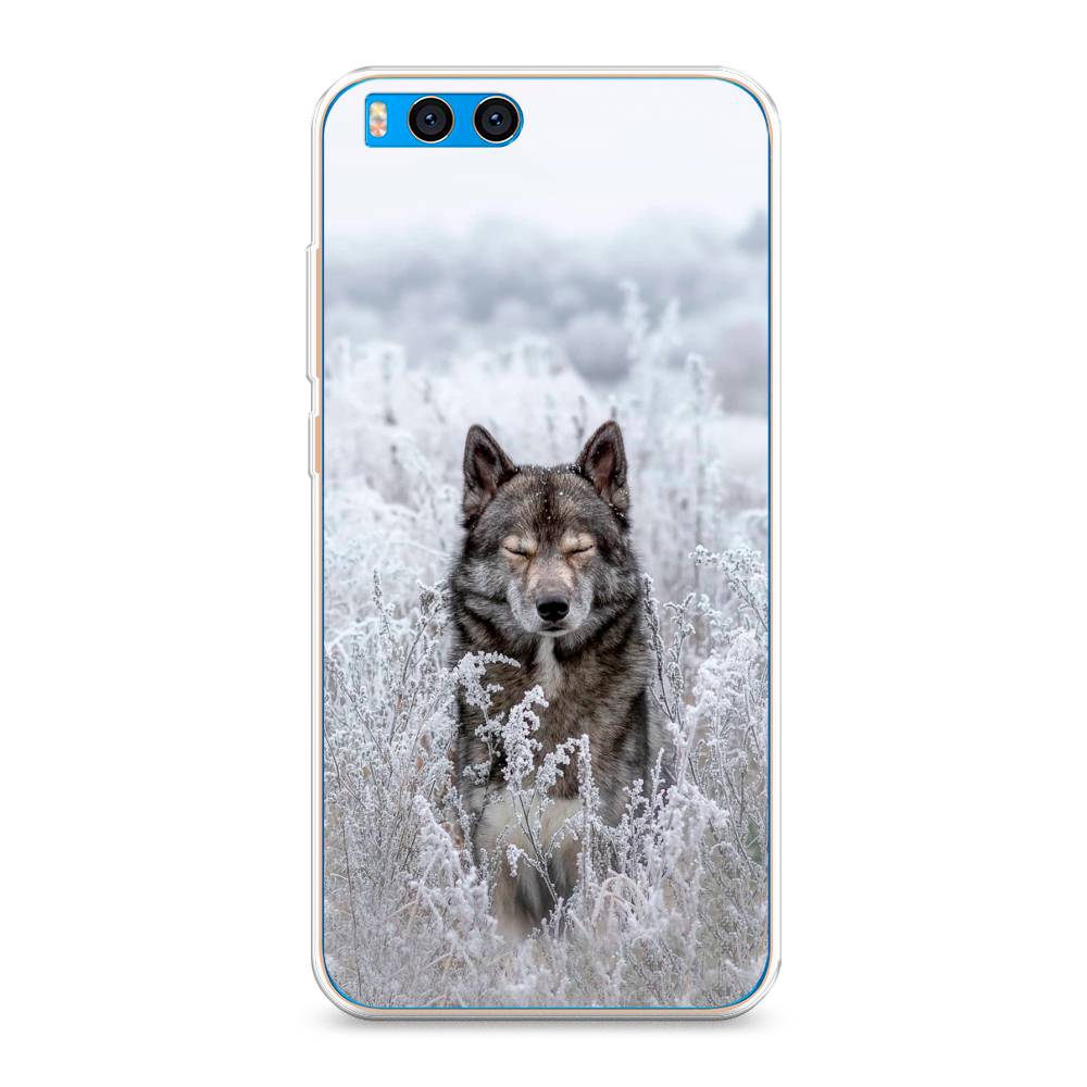 

Чехол Awog на Xiaomi Mi Note 3 "Волк в поле", Разноцветный, 32450-1