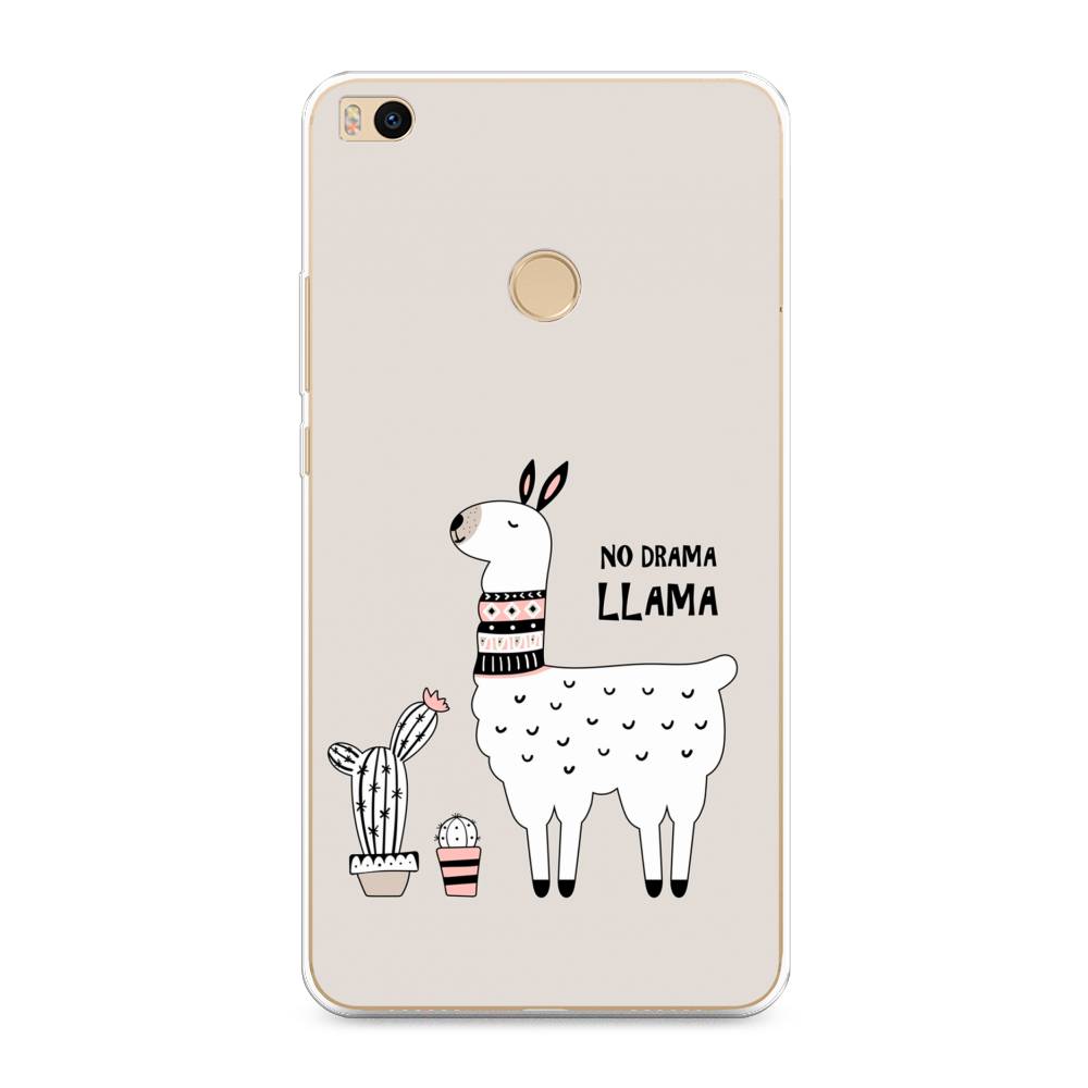 

Чехол Awog на Xiaomi Mi Max 2 "No drama LLama", Разноцветный, 32150-2