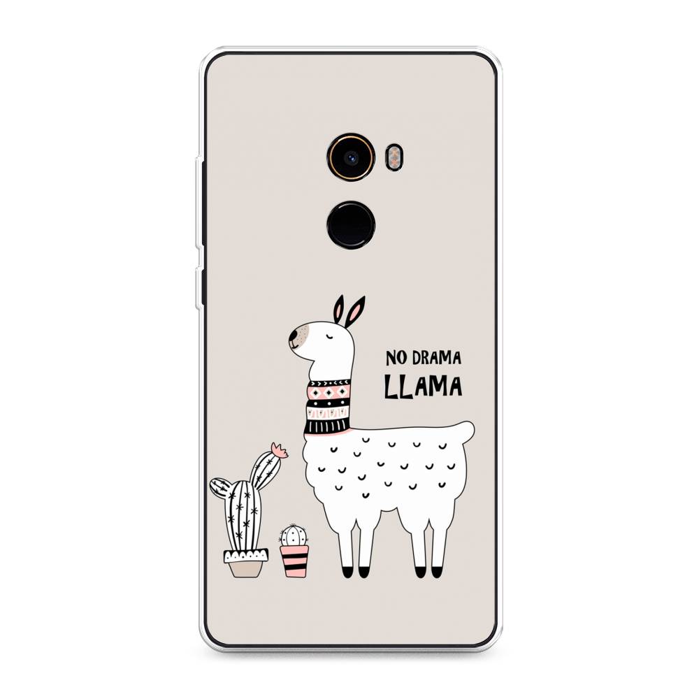 

Чехол Awog на Xiaomi Mi Mix 2 "No drama LLama", Разноцветный, 32550-2