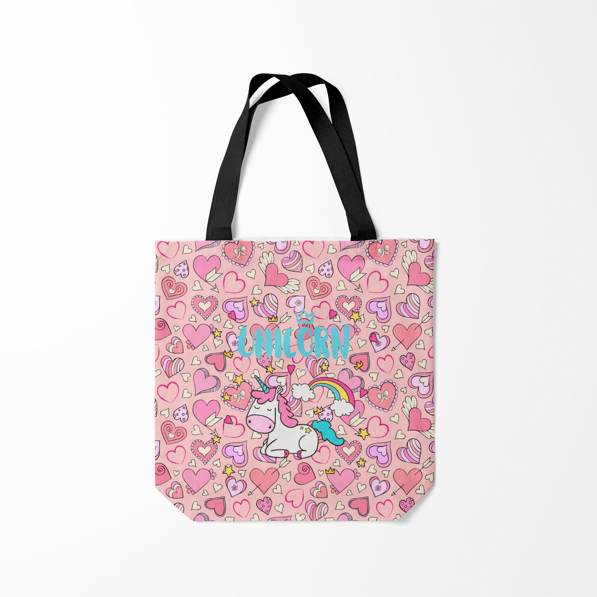 

Сумка шoппер унисекс Burnettie Unicorn Единорожка, розовый, Unicorn Единорожка