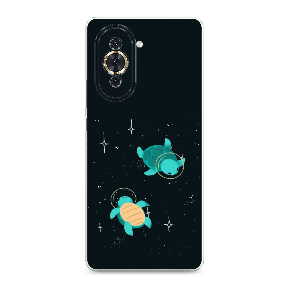 

Чехол Awog на Huawei Nova 10 "Черепашки космонавты", Разноцветный, 6108950-4
