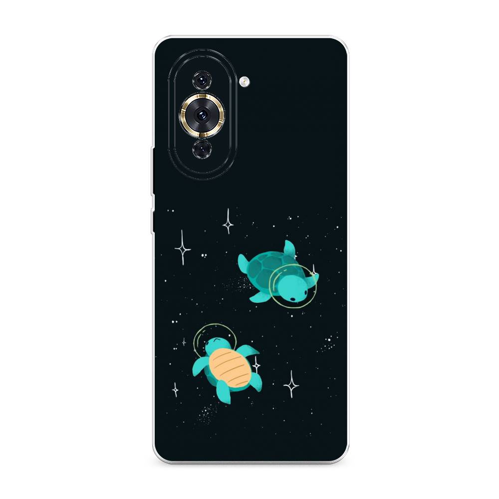 

Чехол Awog на Huawei Nova 10 Pro "Черепашки космонавты", Разноцветный, 6109050-4