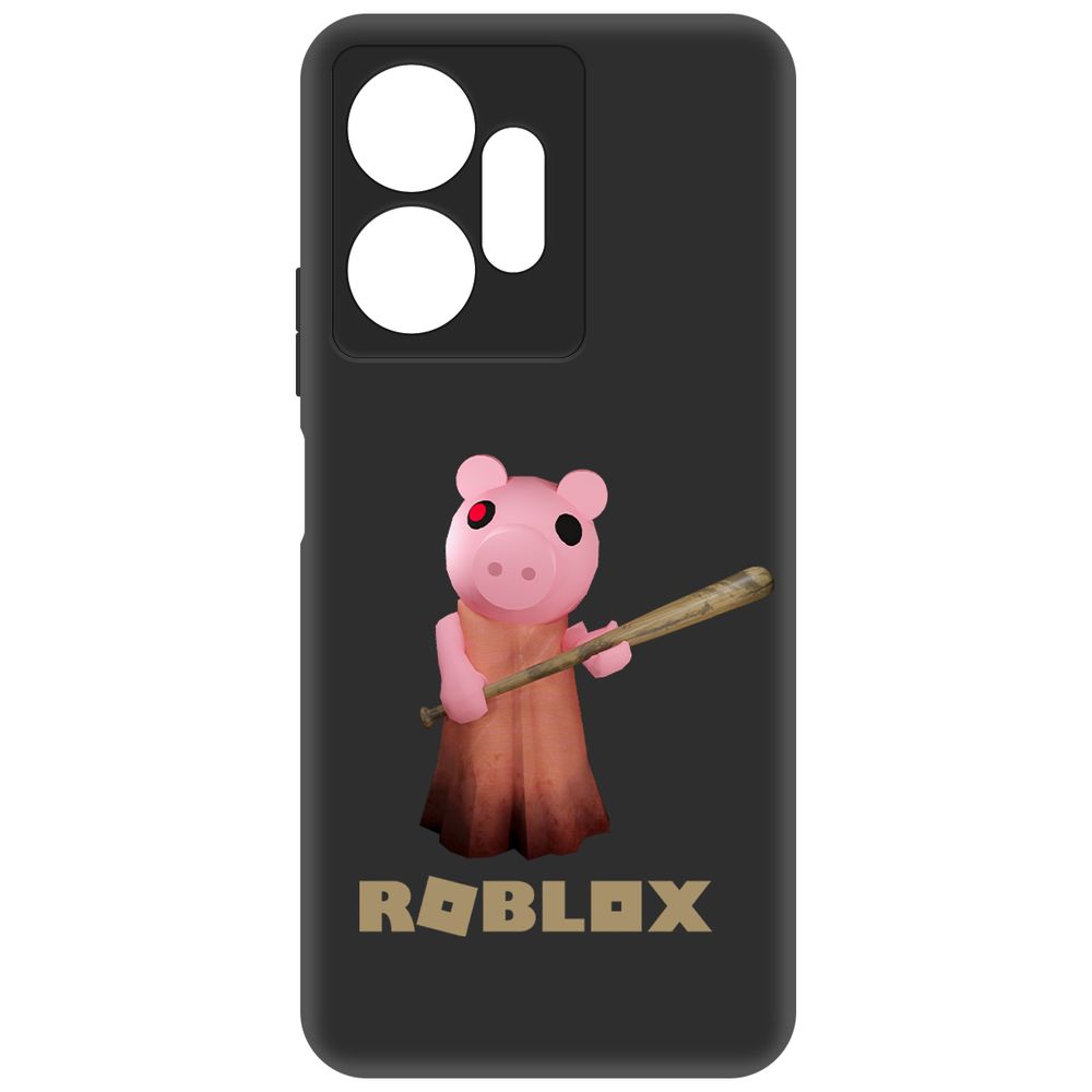 

Чехол-накладка Krutoff Soft Case Roblox-Пигги для Infinix Zero 20 черный