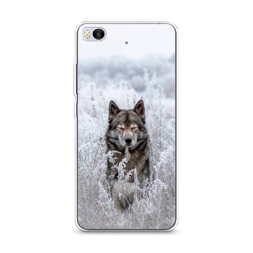 фото Чехол awog "волк в поле" для xiaomi mi5s