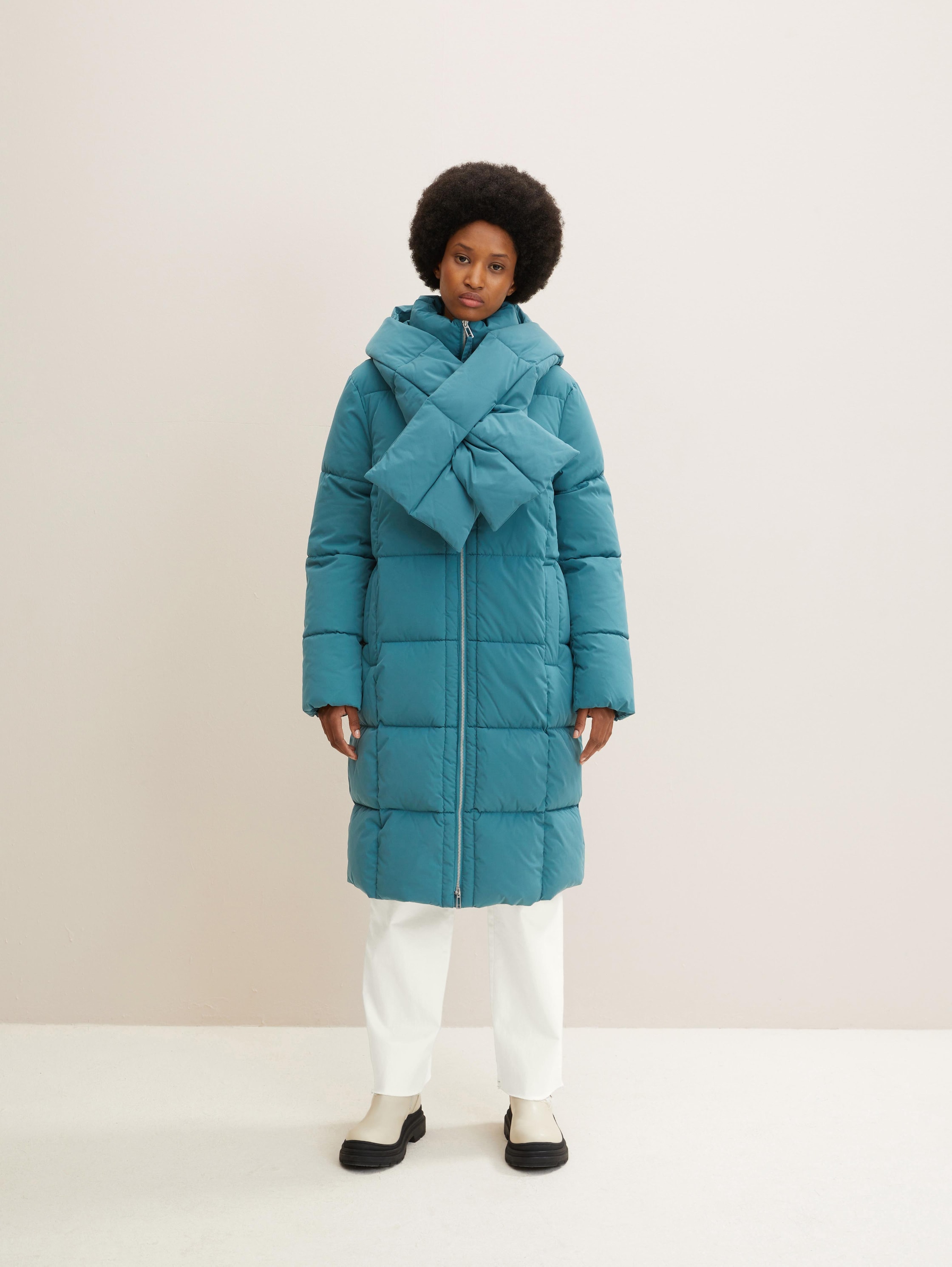 

Пальто женское TOM TAILOR 1032497 зеленое XL, 1032497