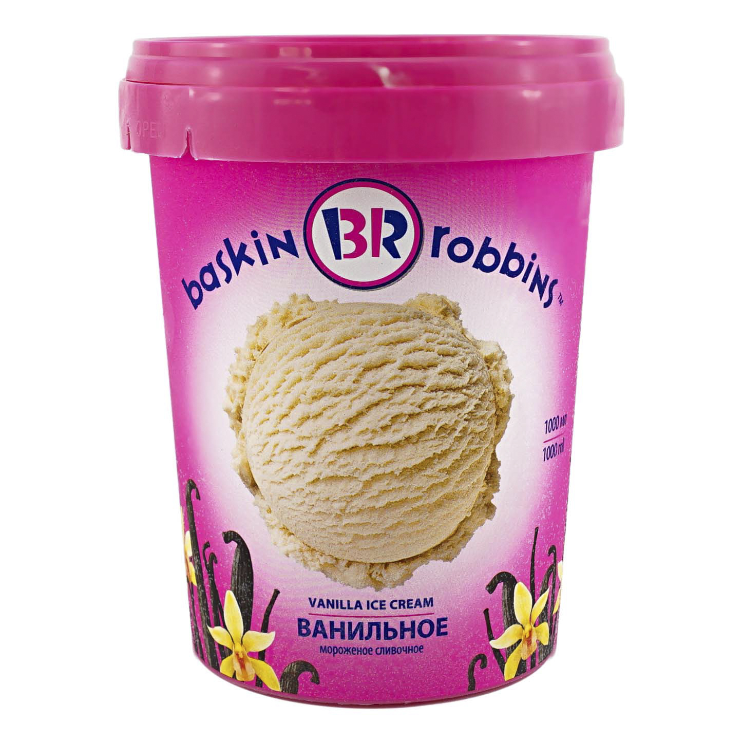 Мороженое сливочное Baskin Robbins Ванильное 600 г бзмж
