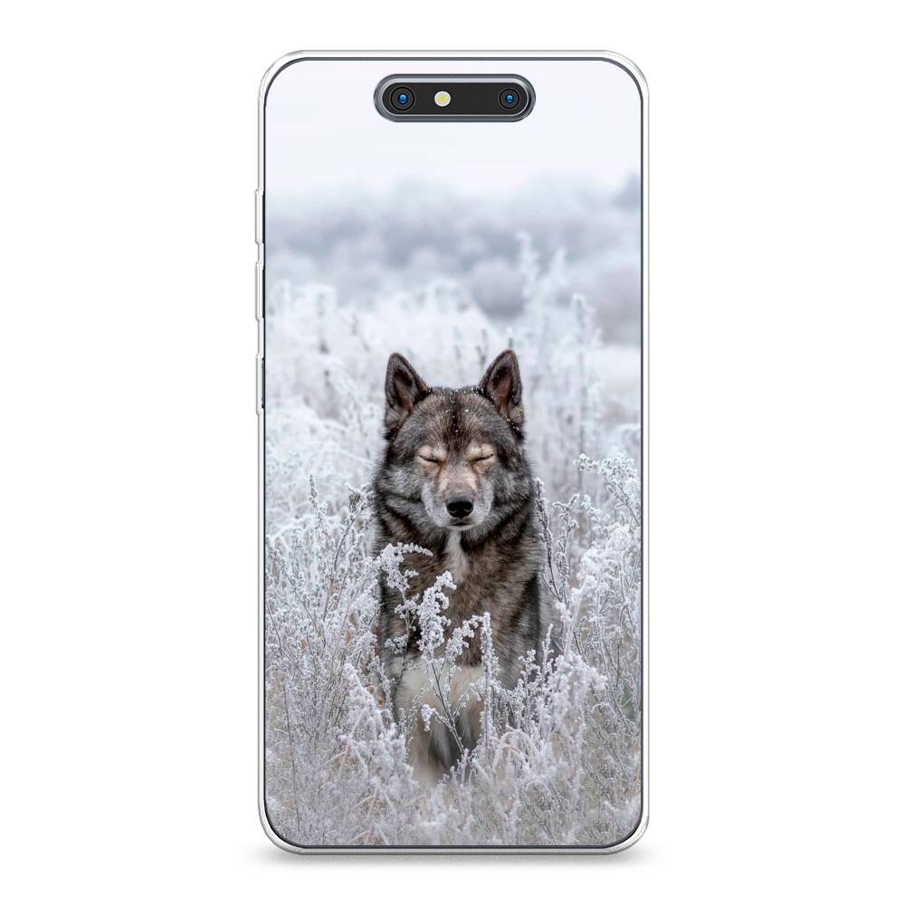 

Чехол Awog на ZTE Blade V8 / ЗТЕ Блэйд V8 "Волк в поле", Разноцветный, 131250-1
