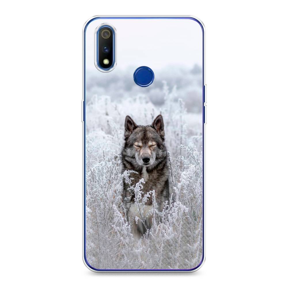 

Чехол Awog на Realme 3 Pro "Волк в поле", Разноцветный, 251250-1