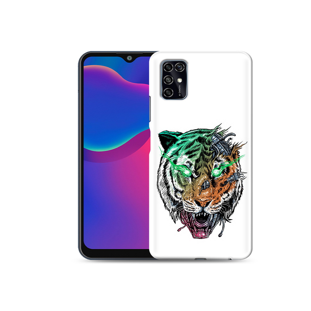 

Чехол MyPads Tocco для ZTE Blade V2020 Smart робо-тигр (PT156449.459.584), Прозрачный, Tocco