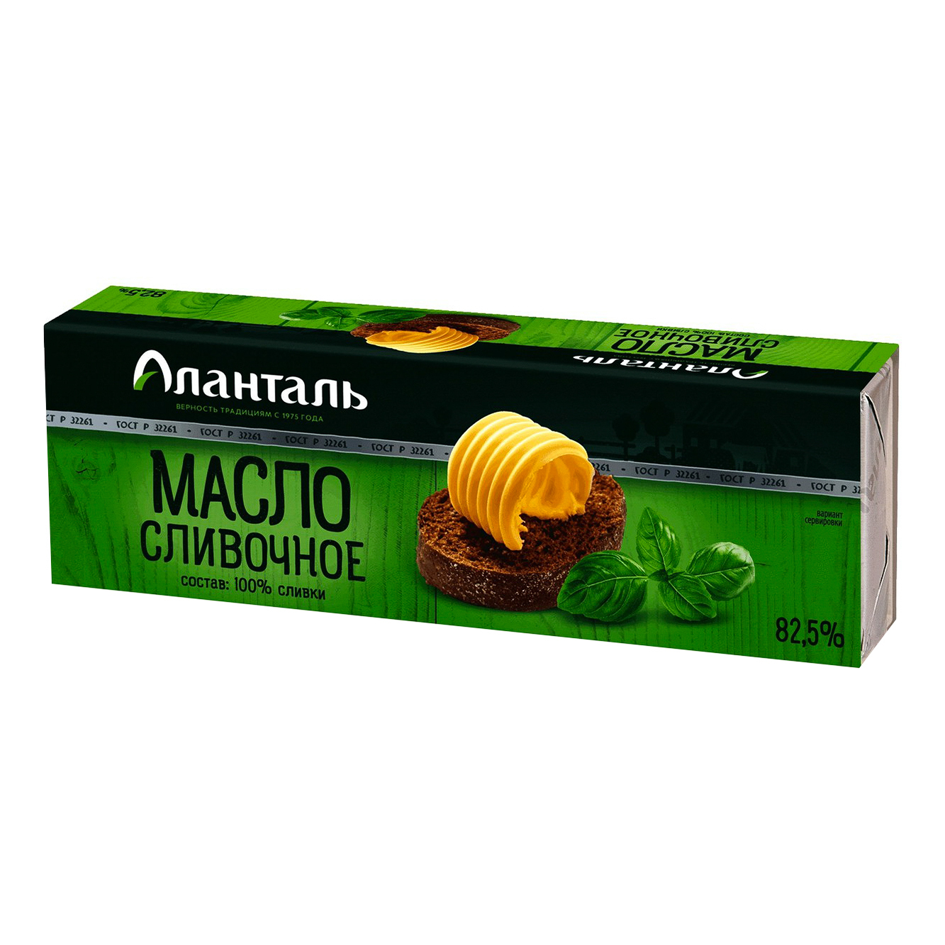 

Сливочное масло Аланталь традиционное 82,5% 450 г бзмж